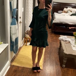 Dark green dress